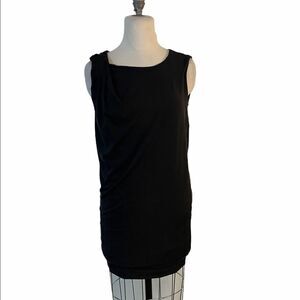 Armani Exchange Black Jersey Dress New NWOT XS